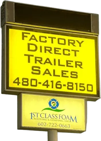 Factory Direct Trailer Sales store banner