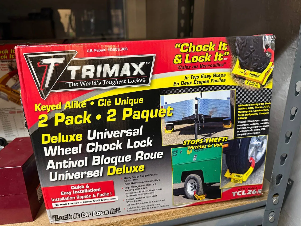 Trimax 265 Wheel Locks (Set of 2) for Sale in Arizona area